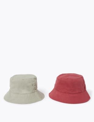 Kids' 2 Pack Pure Cotton Sun Hats