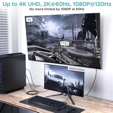 WARRKY 4K DisplayPort to HDMI Cable [UHD, Metal India | Ubuy