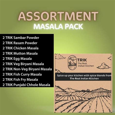 TRIK Assortment Pack || All in One Combo – The Real Indian Kitchen