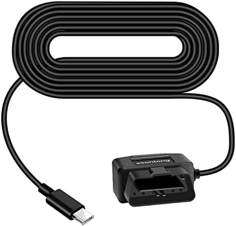 ssontong Upgraded OBD2 OBD Power Cable for Dash Camera, OBD to Type-C ...