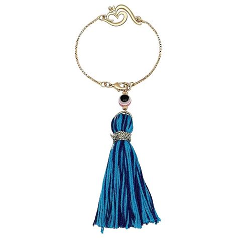Buy Mahi Gold Plated Evil Eye and OM Lumba Rakhi for Bhabhi ...