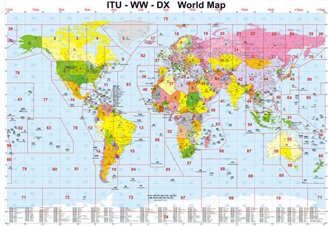 Mapas Zonas ITU – ZONA CQ (por EI8IC) – EA1URO