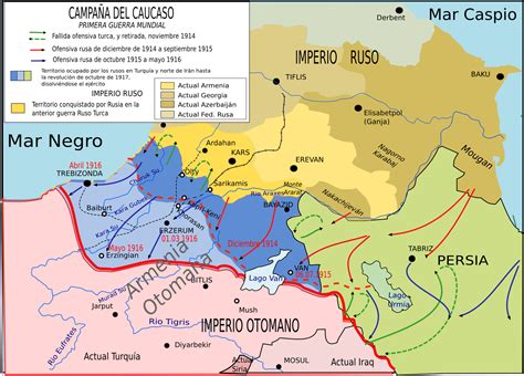 Map Of Caucasus 1914