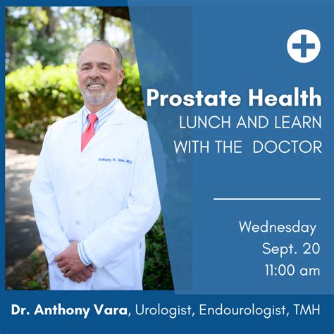 045 Lunch with the Doctor: Prostate Health – Tallahassee Senior Center ...