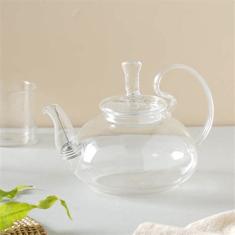 Borosilicate Glass Tea Kettle Online - Premium Kettle | Nestasia