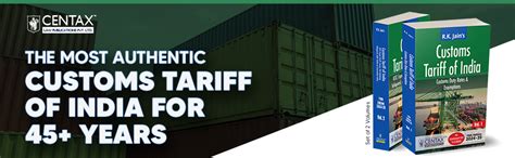 Buy R.K. Jain's Customs Tariff of India [1st Feb 2024] – Covering ...