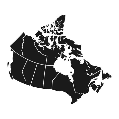 Canada Map Vector 的图像结果