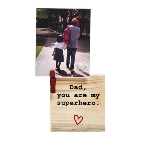 Superhero Dad table photo frame – Kavi The Poetry-Art Project
