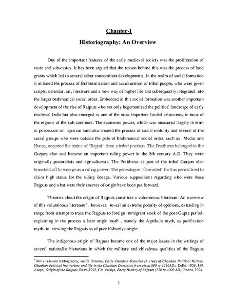 Origin of Rajputs: A Historiographical Analysis - Studocu