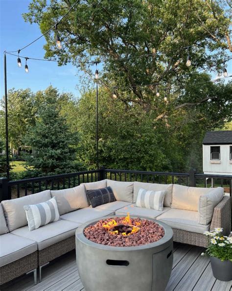 Simple DIY String Light Poles for an Outdoor Deck - Fun Home Building