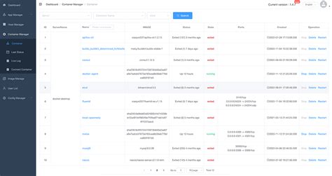 Image result for Docker Server Manager GUI