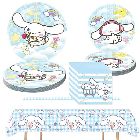 HASTHIP® Cinnamoroll Birthday Decoration Kit for Girls Kids Birthday ...