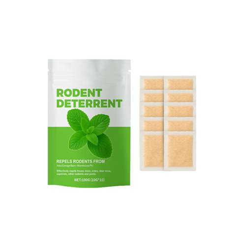 10-Pack Peppermint Oil Mice Repellent for House - Deters Rats ...