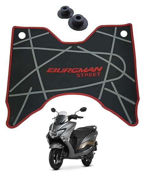 Qiisx Anti Skid Premium Scooter/Scooty Two Wheeler Floor/Foot Mat for ...