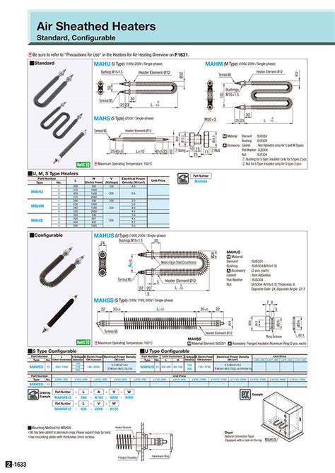 Air Sheathed Heaters-Configurable/U Type/S Type | MISUMI | MISUMI India