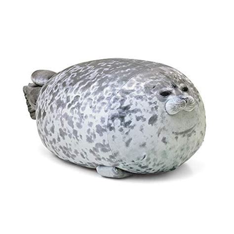 Rainlin Chubby Blob Seal Pillow Stuffed Cotton Plush Animal Toy Cute ...