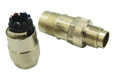 M12 X-Code Field-Terminated Plugs - Stewart Connector / Bel | Mouser