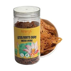 Avarya Crispy Lotus Root Chips | Savory & Wholesome Vegan Snack | Low ...