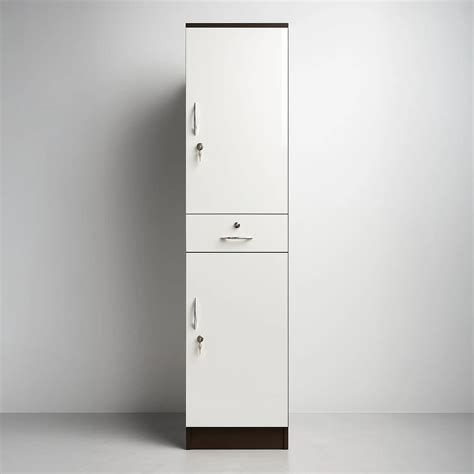 White Single Door Bookshelf – Modfurn Interiors