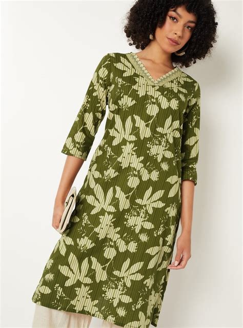 Buy Women Printed Straight Kurta Online at just Rs. 499.0 ...