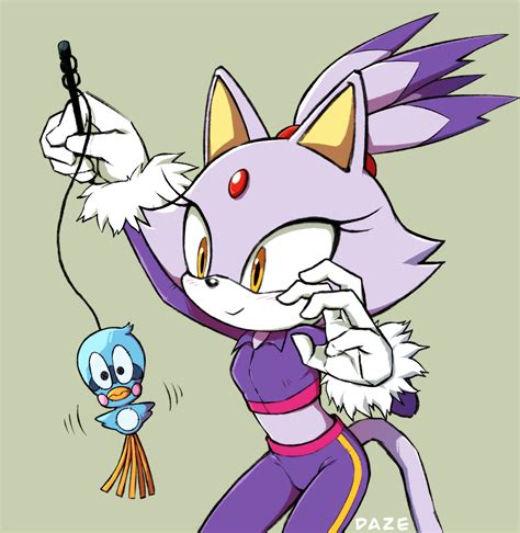 blaze the cat and blaze the cat (sonic) drawn by xdaze | Danbooru