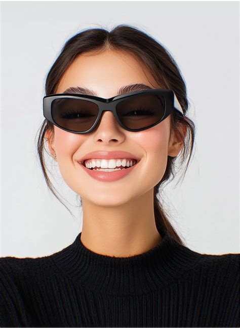 flâneur Black 3 Flaneur Cats Eye Polarized Sunglasses - UV Protection ...