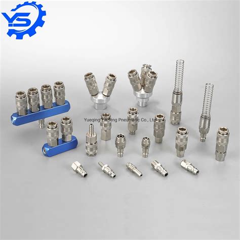C-Type Iron Brass Pneumatic Couplers Quick Release Coupling Pipe ...