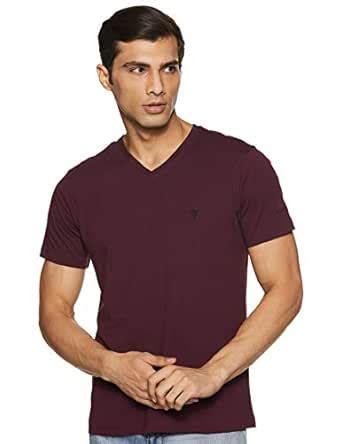 Van Heusen Athleisure Men T-Shirt - Cotton Rich - Smart Tech, Easy ...