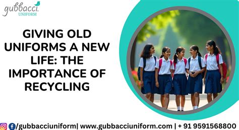 Giving Old Uniforms a New Life: The Importance of Recycling — Gubbacci ...