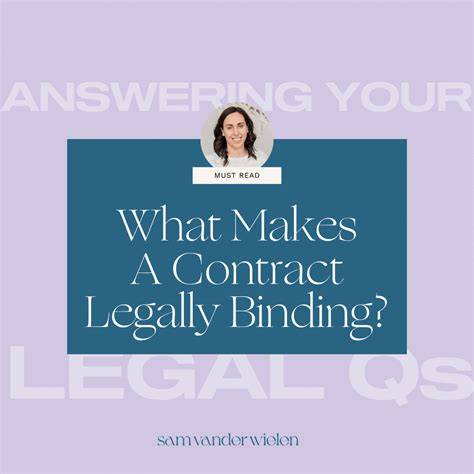 What Makes A Contract Legally Binding In Texas at genroyalblog Blog