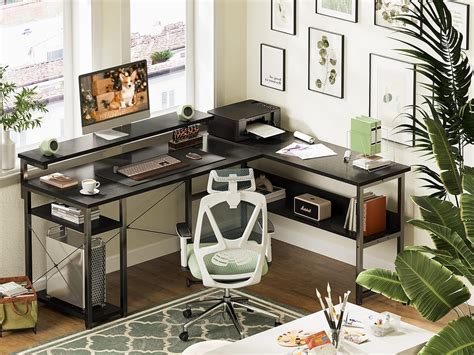 ODK Corner Computer Desk, 61 Reversible L Shaped India | Ubuy