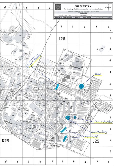 Image result for CERN Map Buildings