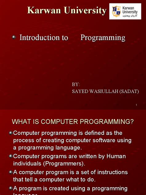 Image result for Programming Explained