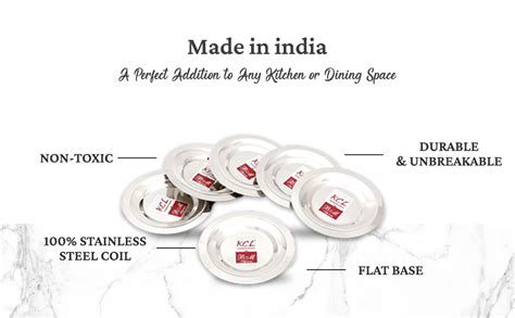 KCL Stainless Steel - Multipurpose Lid Set | Round Shape Heavy Gauge ...