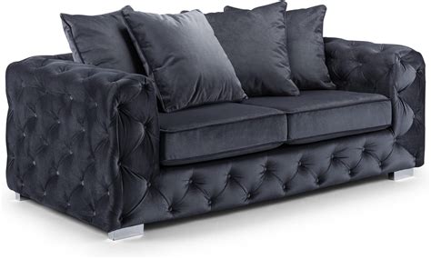 Snooze Velvet Monaco 3 and 2 Seater Sofa Sets, Corner Sofas For Living ...