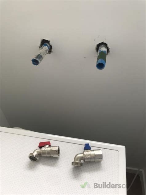 Image result for How to Fit Washing Machine Taps Over New Tiling