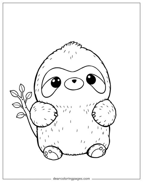 Sloth Coloring Pages - 18 Free Printable Coloring Pages