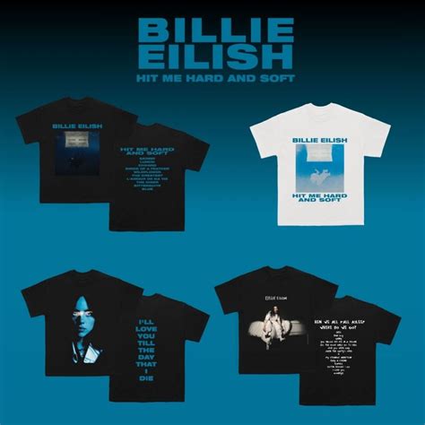 BILLIE EILISH Hit Me Hard And Soft Merchandise Oversize shirt by ...