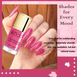 kKode HD Color Long Lasting High Shine Formula Nail Paint French Pink ...