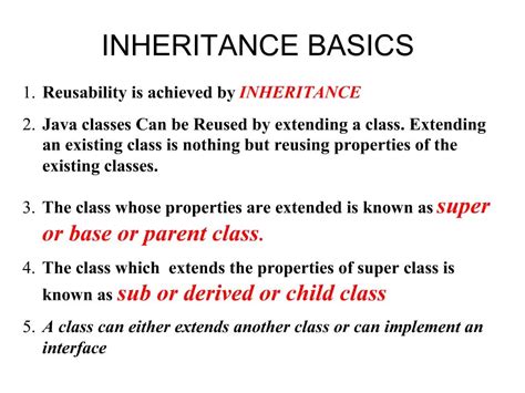 Image result for Define Inheritance