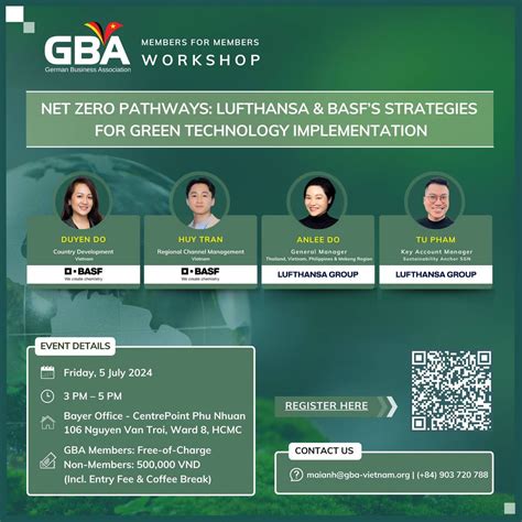 GBA Workshop: Net Zero Pathways - Lufthansa & BASFs Strategies For ...