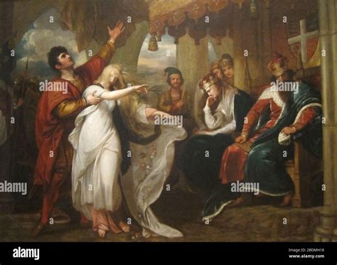 Hamlet, Act IV, Scene V (ophelia Before The King And Queen), Benjamin ...