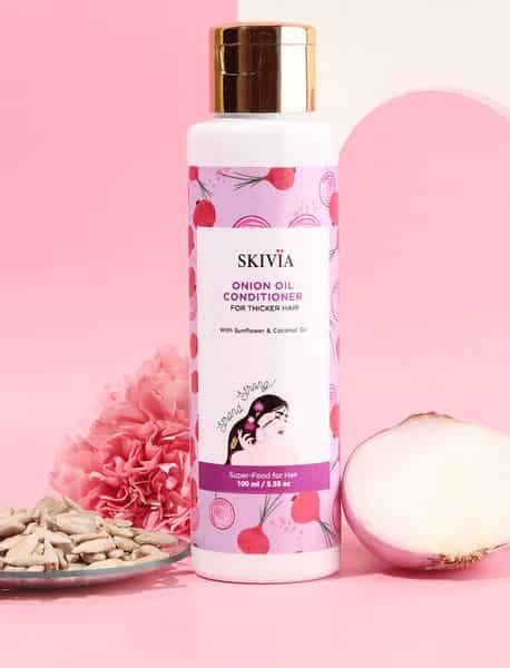 Buy SKIVIA ONION OIL CONDITIONER WITH SUNFLOWER & COCONUT OIL ...