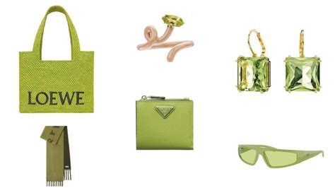 Verdant green accessories that echo the iconic brat aesthetic - Harpers ...