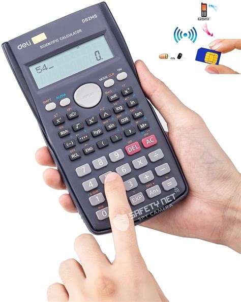 SAFETYNET Spy Gsm Calculator With Invisible Earpiece Hidden Micro ...