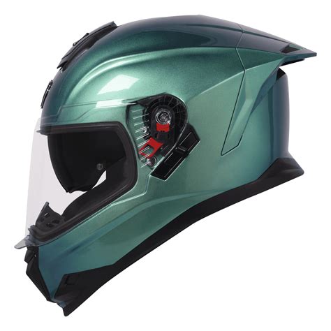 Steelbird Sbh 57 Fighter Winter Green Full Face Helmet – Sparkly Helmets