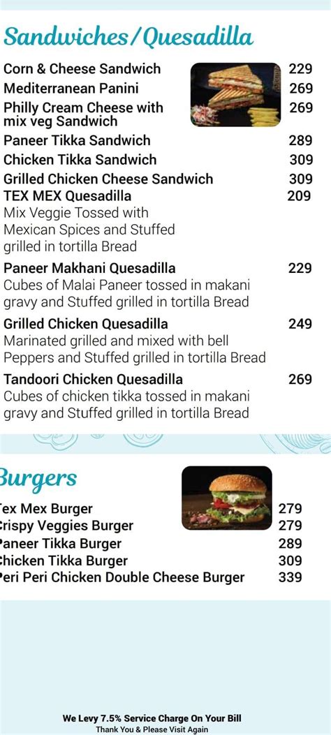 Menu at The Dome Cafe - HSR Layout, Bengaluru