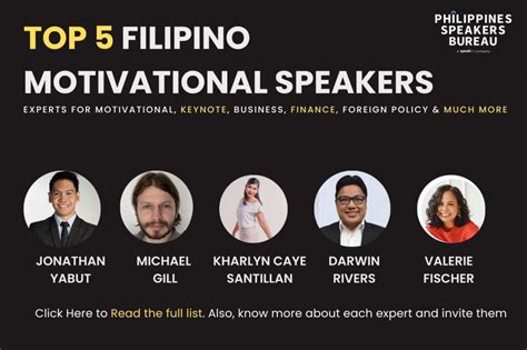 Empowering Minds: Top 5 Filipino Motivational Speakers
