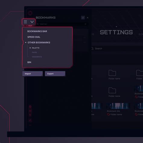 Bookmarks in GX | Organize bookmarks your way | Opera GX