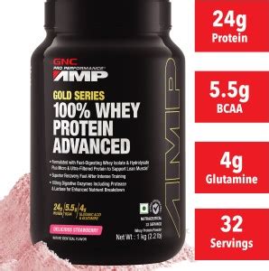 GNC Amp Gold Series 100% Whey Protein Price in India - Buy GNC Amp Gold ...